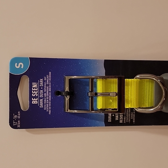 NiteDog Rechargeable LED Collar Lime Green Small - Picture 8 of 9